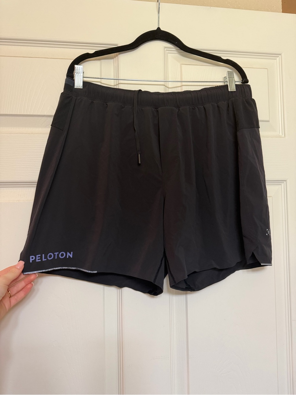 Lulu Peloton Men's Black Athletic Shorts